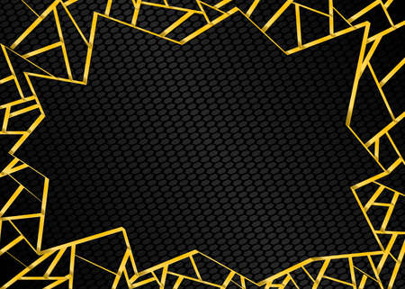 Modern graphic with straight lines for message board, for text and message design, abstract vector illustration.のイラスト素材