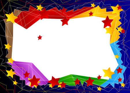 Modern graphic with straight lines for message board, for text and message design, abstract vector illustration.のイラスト素材