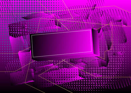 Modern poster template, street style urban backdrop. Abstract geometric pattern. Grunge texture...