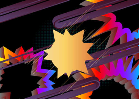 Modern flowing liquid background. Dynamical graphic elements, abstract banner with gradient. Vector