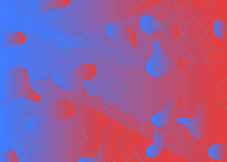 Minimal liquid colorful background design. Abstract dynamic fluid gradient shapes composition....