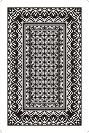 playing card back side 60x90 mmのイラスト素材