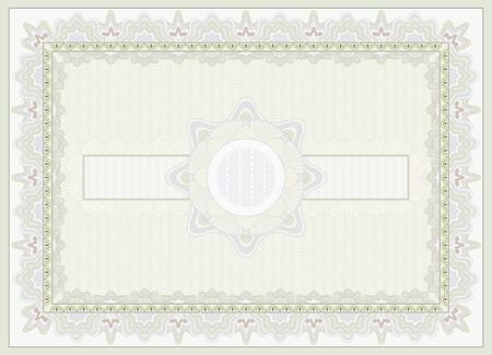 certificate backgroundのイラスト素材