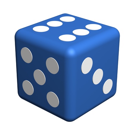 playing dice の写真素材