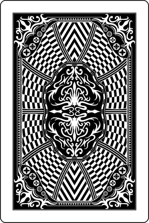 playing card back side 60x90 mmのイラスト素材
