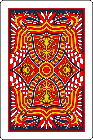 playing card back side 60x90 mmのイラスト素材