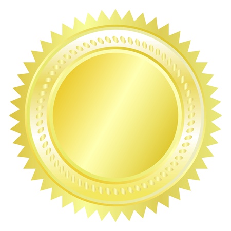 gold sealのイラスト素材