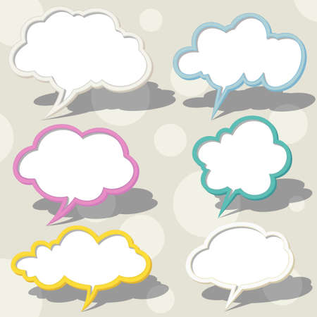 speech bubblesのイラスト素材