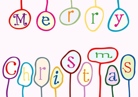 Christmas card のイラスト素材