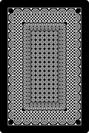 playing card back side 60x90 mmのイラスト素材