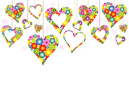 valentine card backgroundのイラスト素材