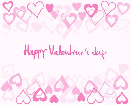 valentine greeting card のイラスト素材