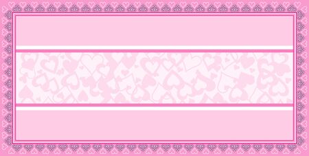 valentine card backgroundのイラスト素材