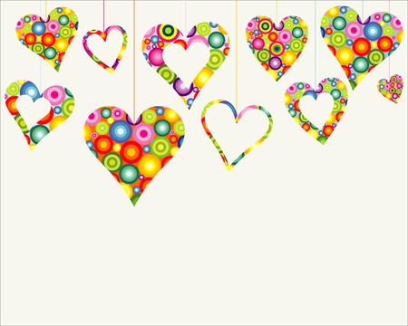 valentine card backgroundのイラスト素材