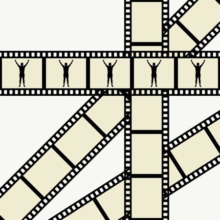 filmstripのイラスト素材