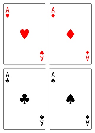four aces のイラスト素材