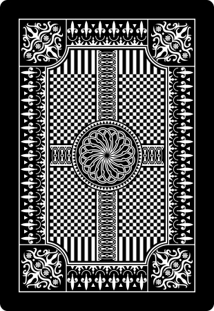 playing card back side 62x90 mmのイラスト素材