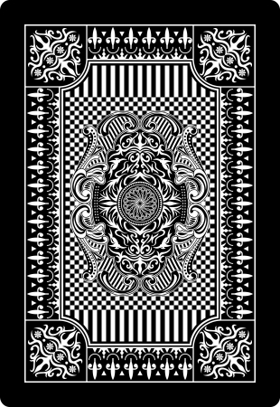 playing card back side 62x90 mmのイラスト素材