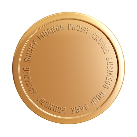 gold coinの写真素材