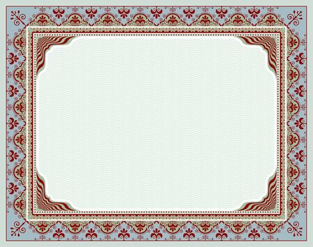 certificate backgroundのイラスト素材