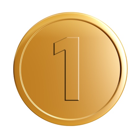 gold coinの写真素材