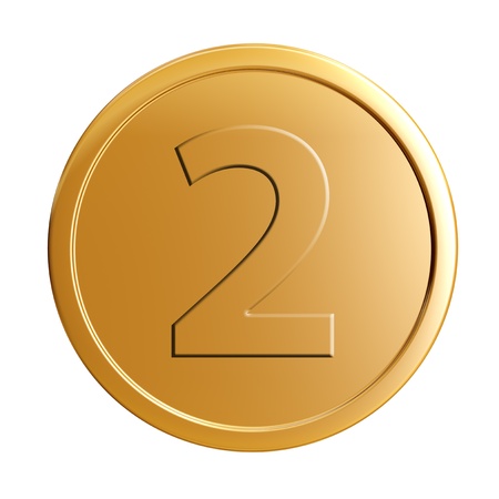 gold coinの写真素材
