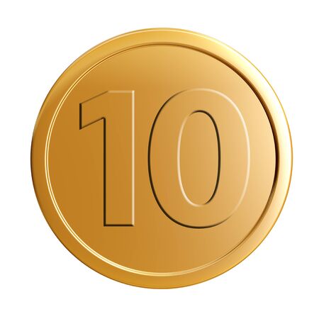 gold coinの写真素材