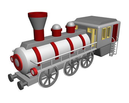 old steam locomotiveの写真素材