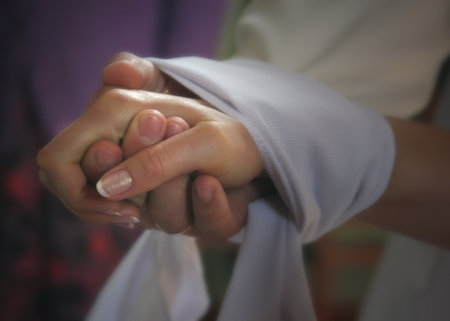wedding hands For ever and everの写真素材