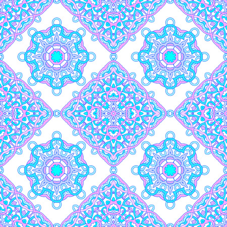 Seamless pattern from abstract elements in ethnic styleのイラスト素材