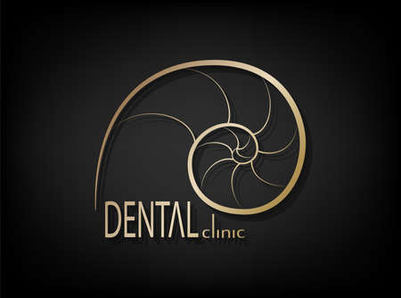 Vector illustration  for a dental clinic in a minimalist styleのイラスト素材