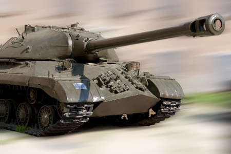 The tank stood in the Soviet Army in the 20 st Centuryの写真素材