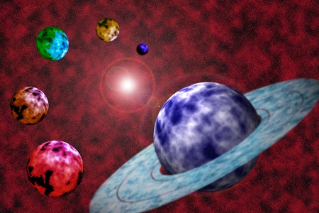 saturnの写真素材