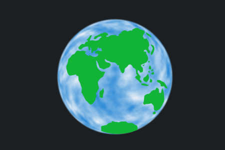 The east world globeの写真素材