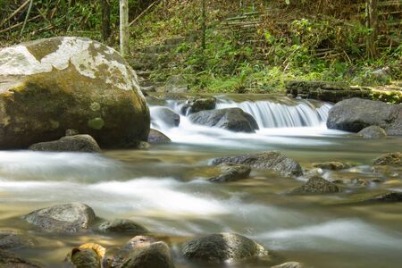 Lampi water fall in Thailandの写真素材