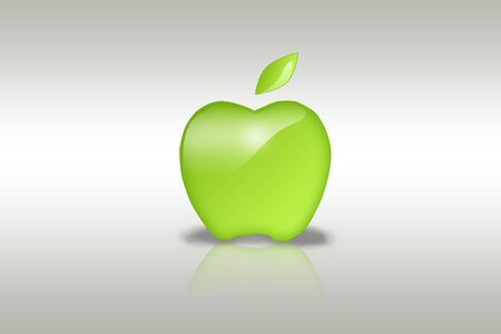 green appleの写真素材