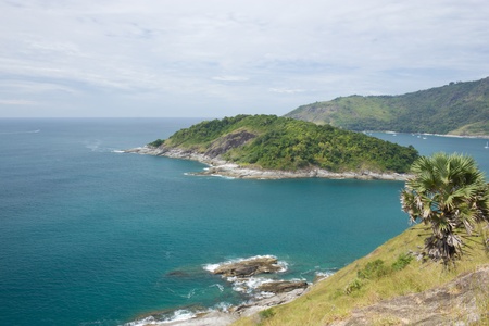 Island view from Laem Phrom Thep, Phuketの写真素材