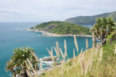 Island view from Laem Phrom Thep, Phuketの写真素材