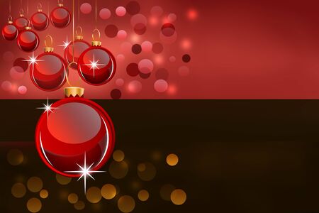 Background of christmas ballsの写真素材