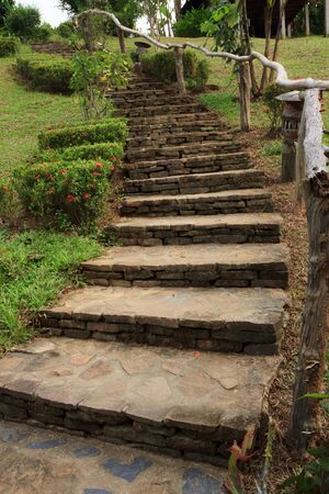 Staircase at gardens