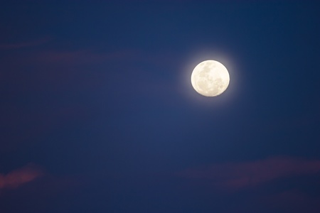 Moon rising