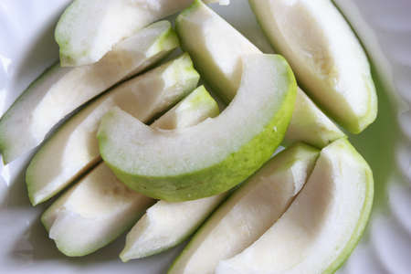 Fresh guava slices