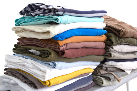 Pile of clothesの写真素材