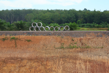 Waterway and cement tank
