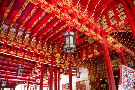 Thailand architecture mixed Chinese at Bang Pa-In palace in Ayutthaya,Thailandのeditorial素材