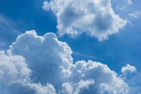 Blue sky and cloudsの写真素材