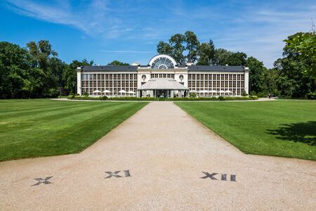 Old Orangery in Lazienki Park in Warsaw, Polandのeditorial素材