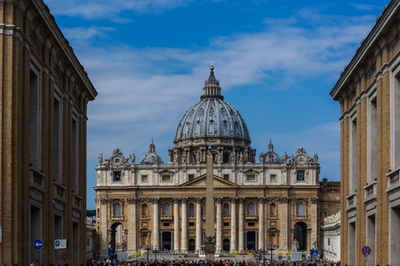 Saint Peter's Basilica in Vatican, Rome, Italyのeditorial素材