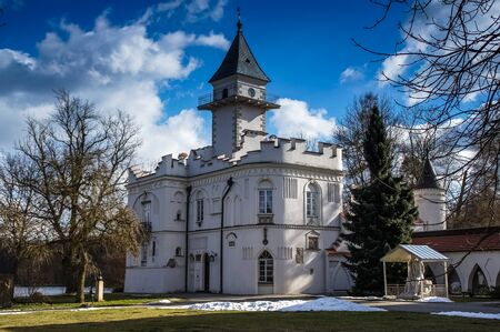 Palace in Radziejowice village, Polandのeditorial素材