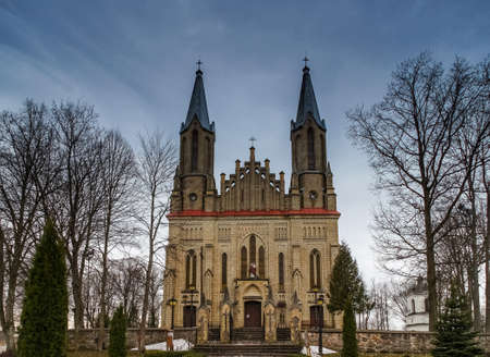 St. Anne's Church in Krynki village, Podlasie, Polandの写真素材
